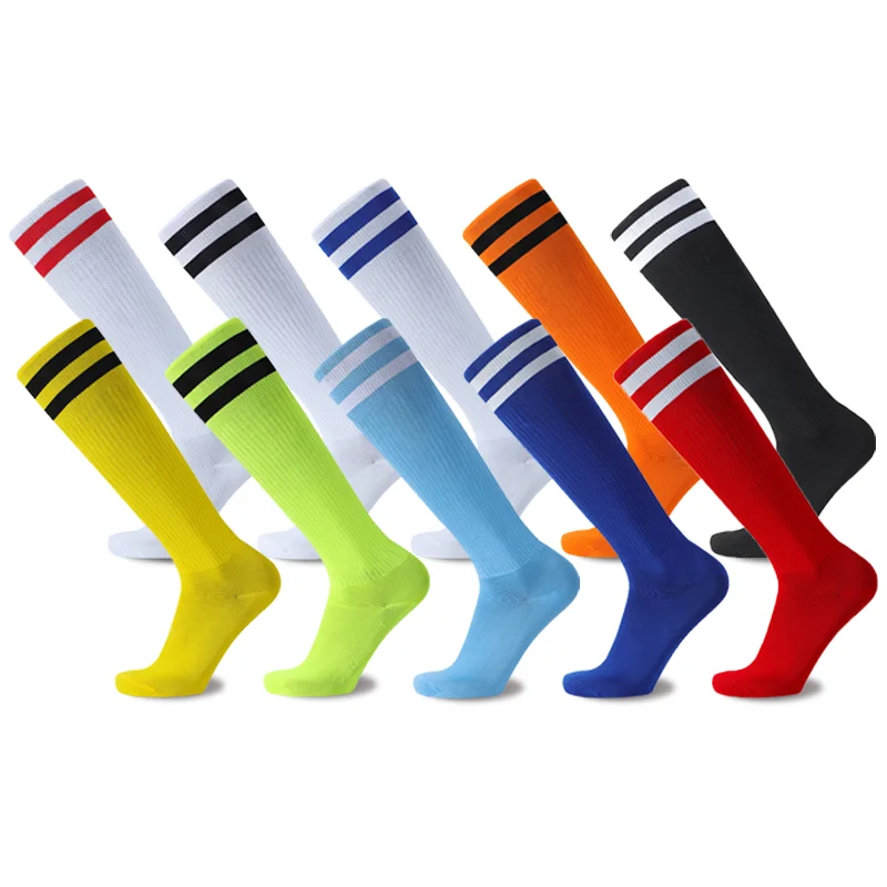 bianco-nero-strisce-calcio-calzini-da-calcio-per-uomo-adolescenti