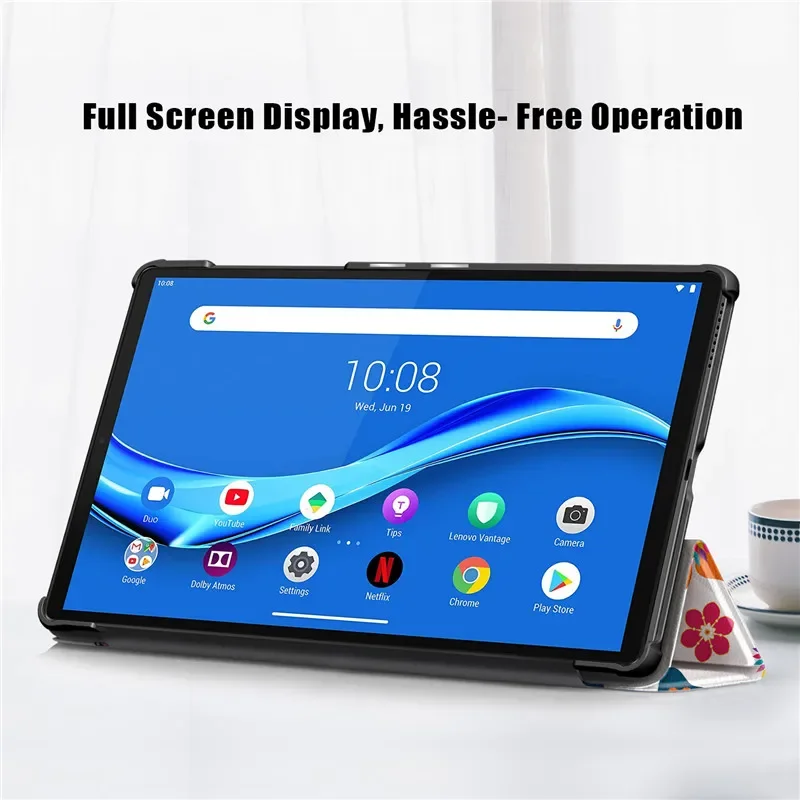 para Lenovo Tab M10 hd Gen Tb-x306f X306x Case de Couro do Plutônio Escudo Magnético para Lenovo Smart Tab M10 2nd Geração Tablet Capa - Imagem 4