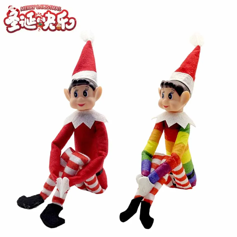 Christmas Doll 40cm Christmas Elf Fairy Doll Accessories Desk Decoration Home
