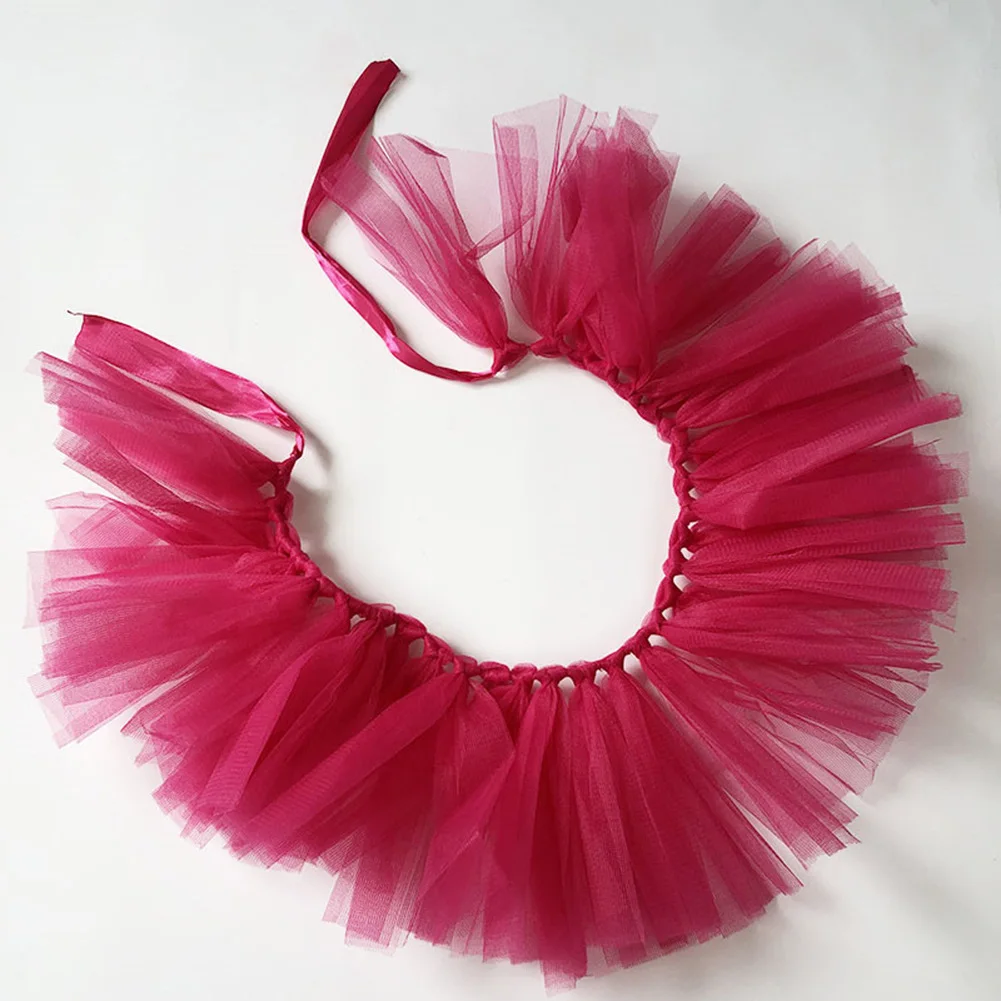 Dog Tutu Tulle Dress Dog Costume Skirt With Hat For Puppy Cats Bunny Pet Outfit Birthday Princess Ballerina Dress Supply