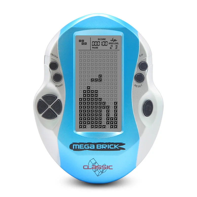 Console de Jogos Retrô Mega Block para Crianças Tela Grande Console Portátil de Tijolos Brinquedos Intelectuais Clássicos 26 Jogos Embutidos - Image 4