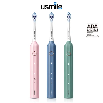 usmile Y1S 소닉 전동 칫솔, 365 일 배터리 수명, 클래식 로마 기둥 디자인, 자동 2 분 스마트 타이머 방수