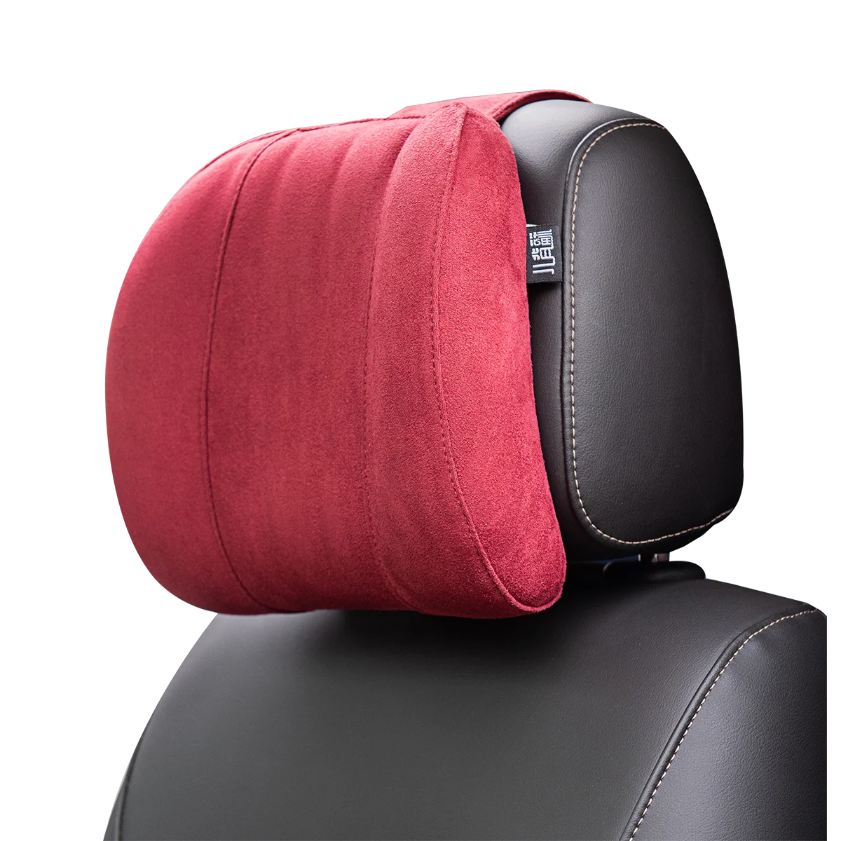 Car Headrest Pillow Memory Foam Suede Fabric Forbell