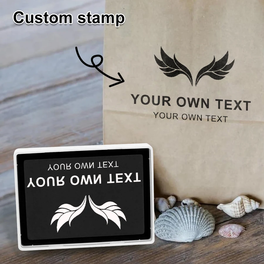 Self-Inking Stamp Photosensitive Stamp for Personalized Branding for Offices Events Gifts
