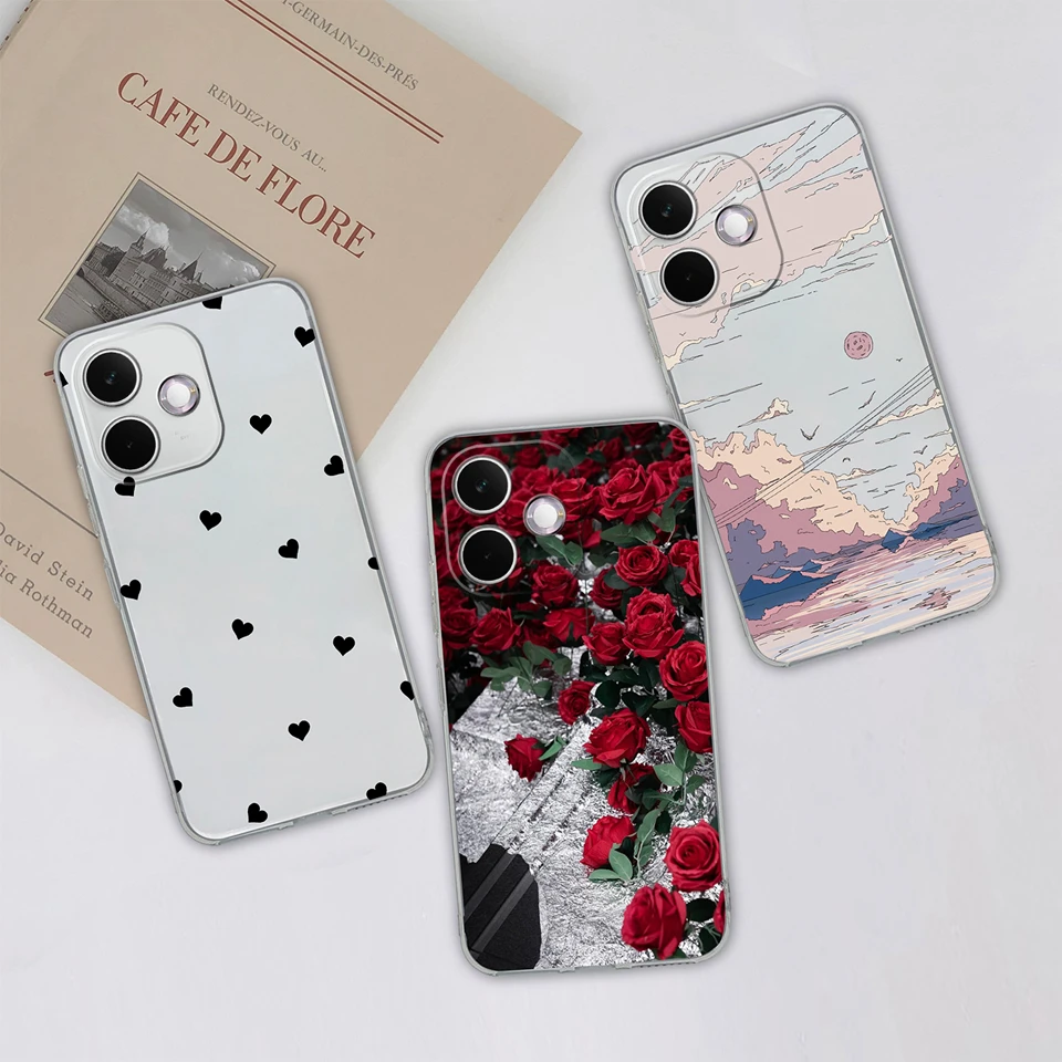 Personalized Clear Case with Butterfly & Cat Design - Antifouling & Anti-Drop Protection