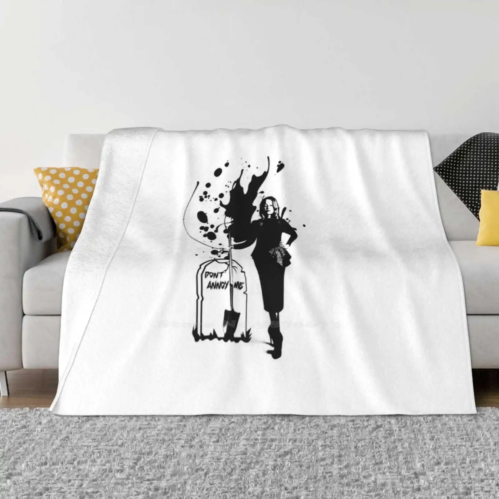 

Copy Of The High Priestess Copy : Do Not Annoy Me ( 1 / 2 ) Soft Warm Throw Blanket Chaos Mirandaotto Madamspellman