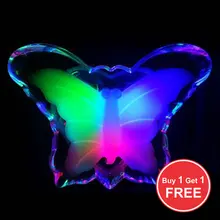 

Buy 1 Get 1 for Free LED Night Light Butterfly Shape Night Lamp Romantic Socket Light Energy Saving Night Light Room Decor US