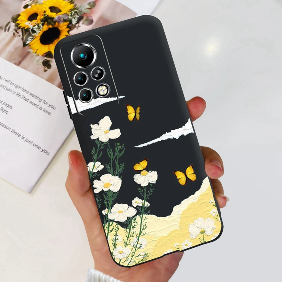 Cute Painted Soft Silicone Phone Case Back Cover Bumper