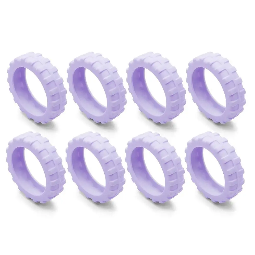 8-Piece Luggage Wheel Protection Set with Silent-Glide Casters