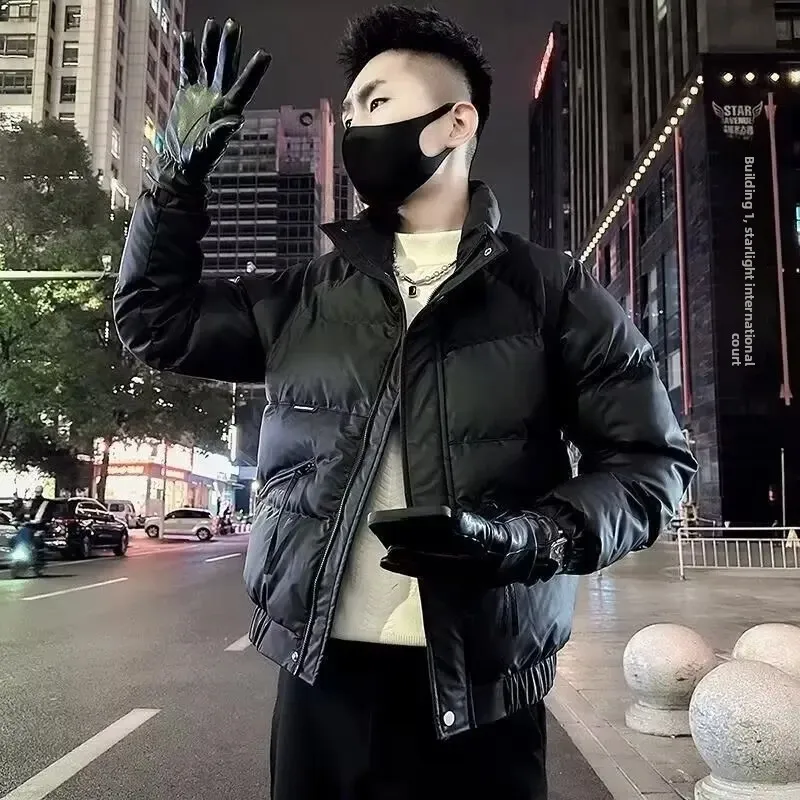 الشتاء سميكة الوقوف طوق الرجال أسفل سترة قطن رائجة...