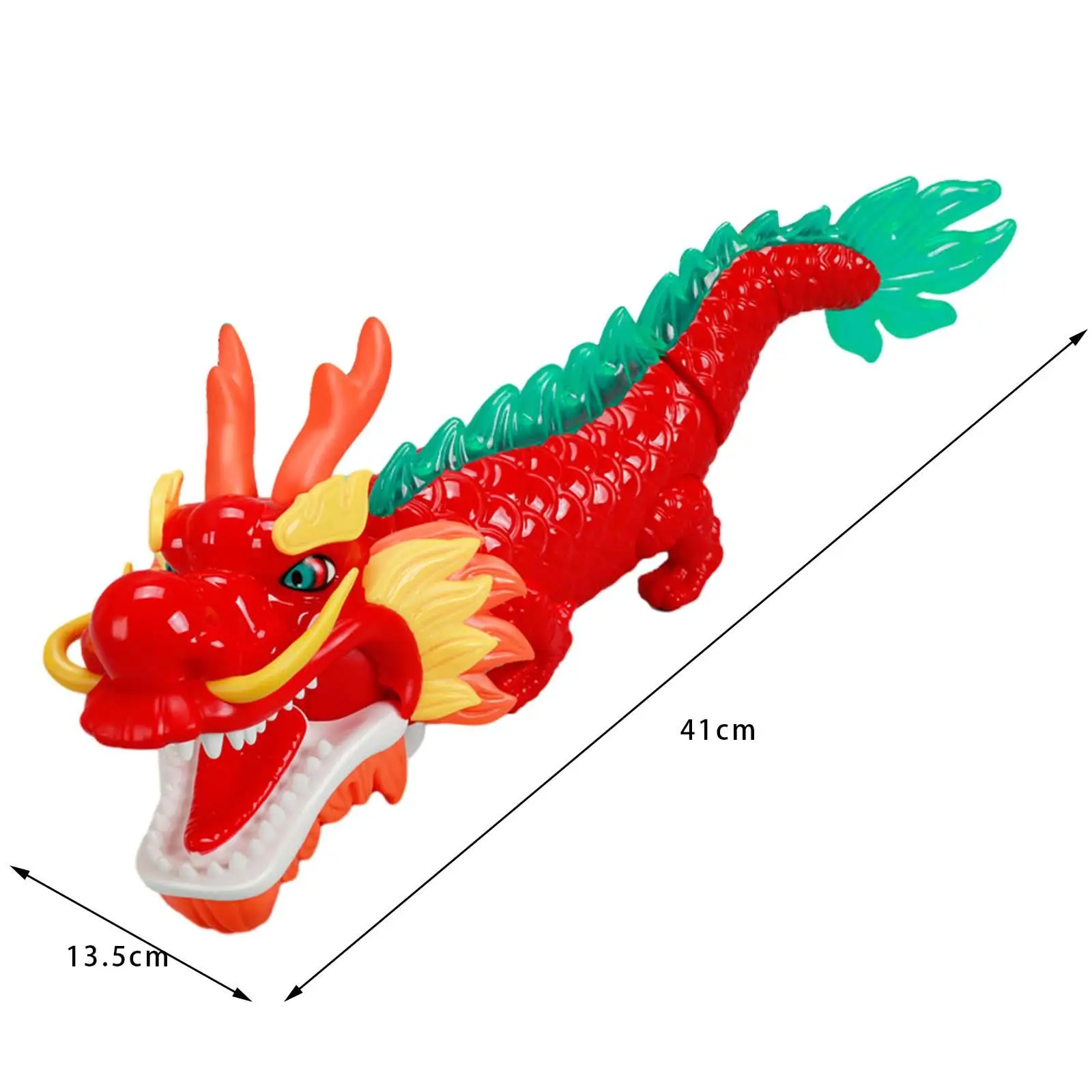 

Electric Dancing Dragon Interactive Crawling Toys 2024 Chinese New Year Dragon with Music and Lights for Children Kids Ages 1~3