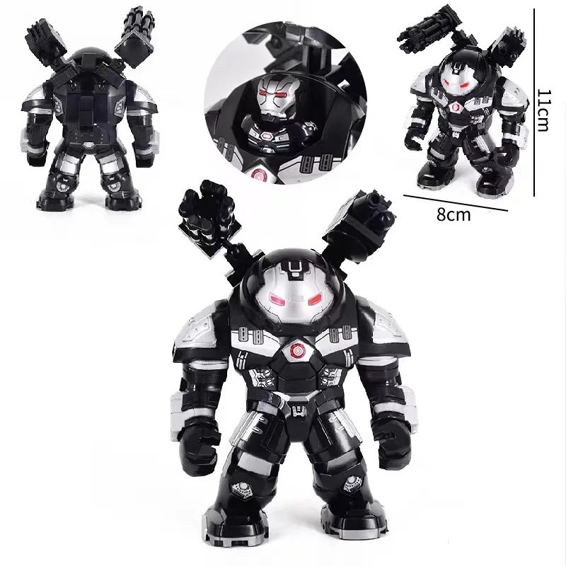 Building block toys, Marvel superheroes, Hulk, Thanos, Venom, assembled movable models, doll city gifts, children's toys - Bilde 5