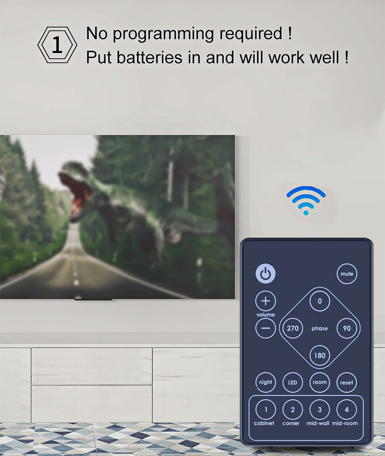 Controle remoto para Polk Audio DSW PRO