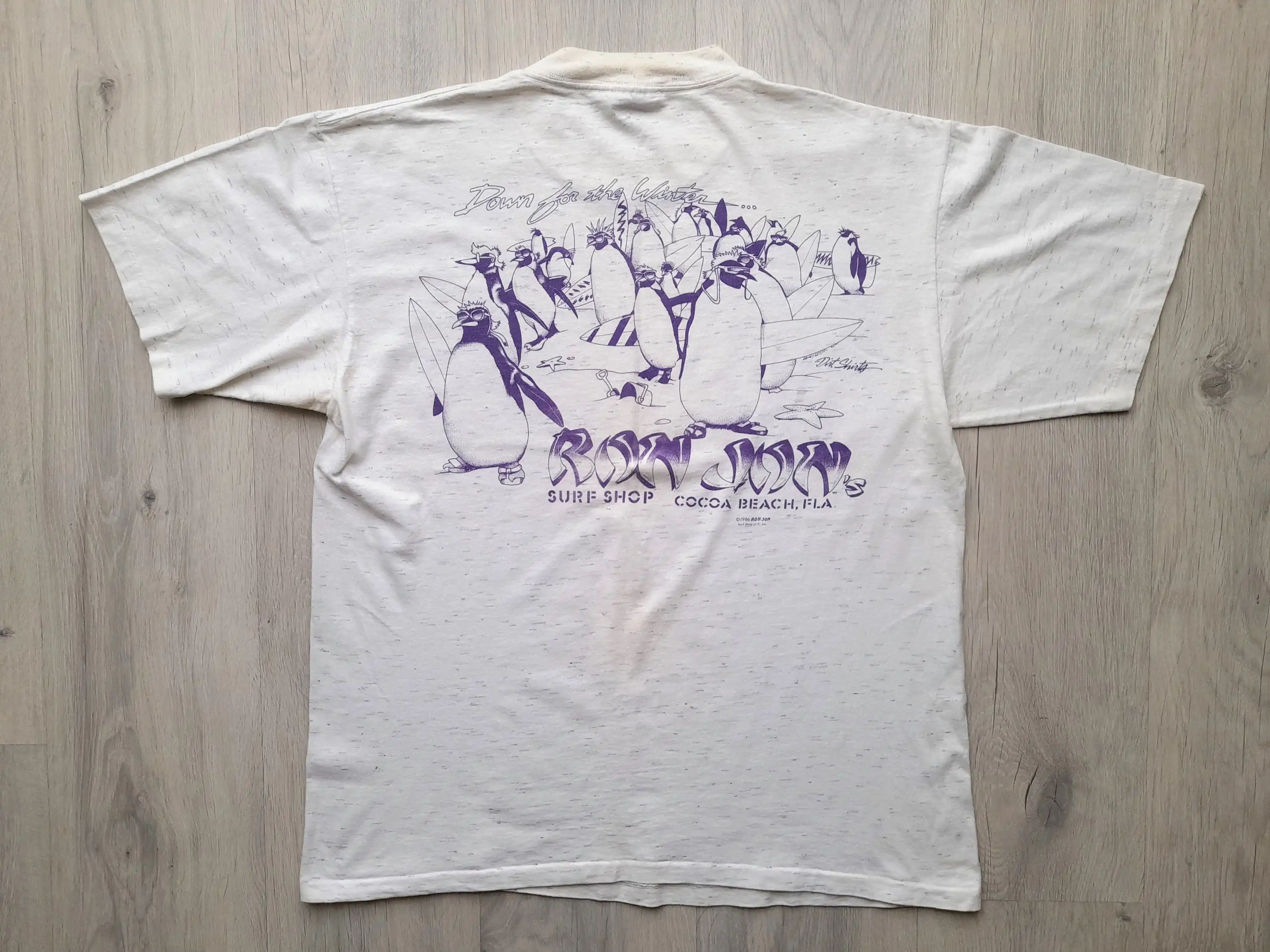 1986 Ron Jon Surf Shop Cocoa Beach Florida Tee Vintage 1980S T-Shirt