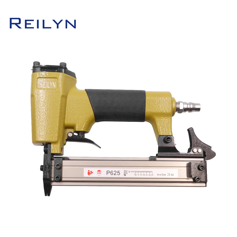 P625 Air Pin Nailer 23Ga Small Fixing Nail Guns for Furniture Wood Board Pneumatic Pin Nailer for baseboard 10-25mm