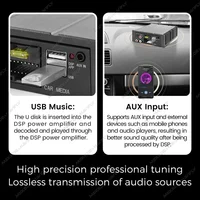 Android Radio DSP Audio Processor 4*80W Amplify Automotive Sound Modules Electronics Stereo Amplifer APP Automobiles Car Parts - Image 2