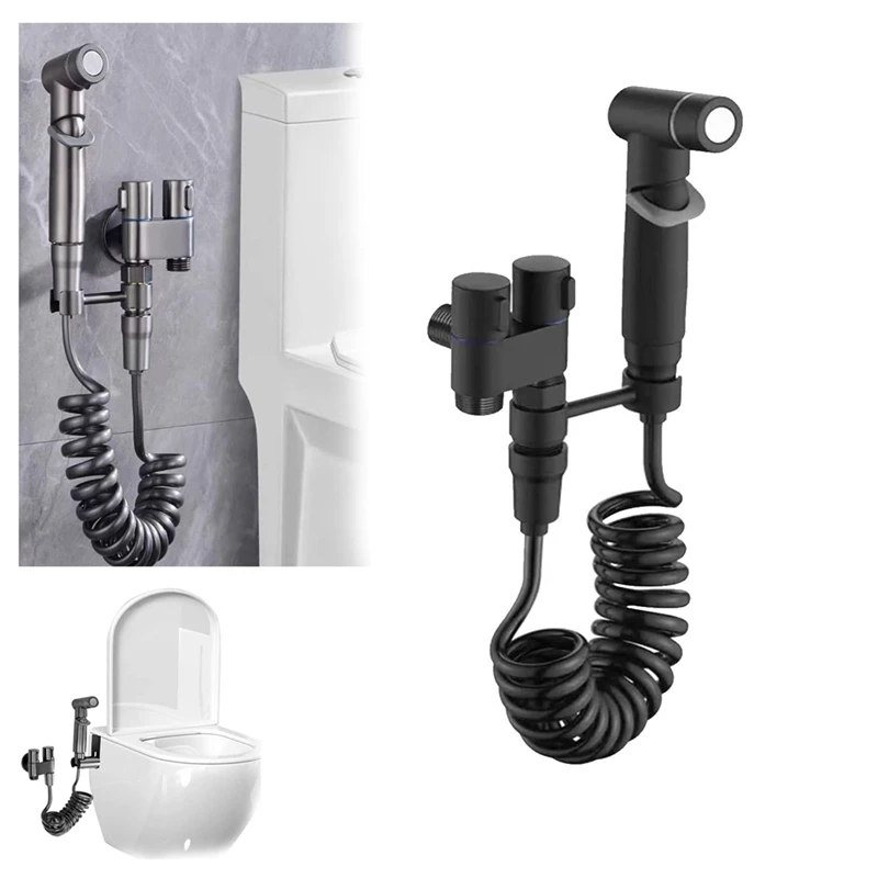 

1-In-2-Out Dual Control Valve Mini Multi-Function Faucet Mini Shower Pressure Bathroom Faucet Kit For Bidet And Shower CNIM Hot