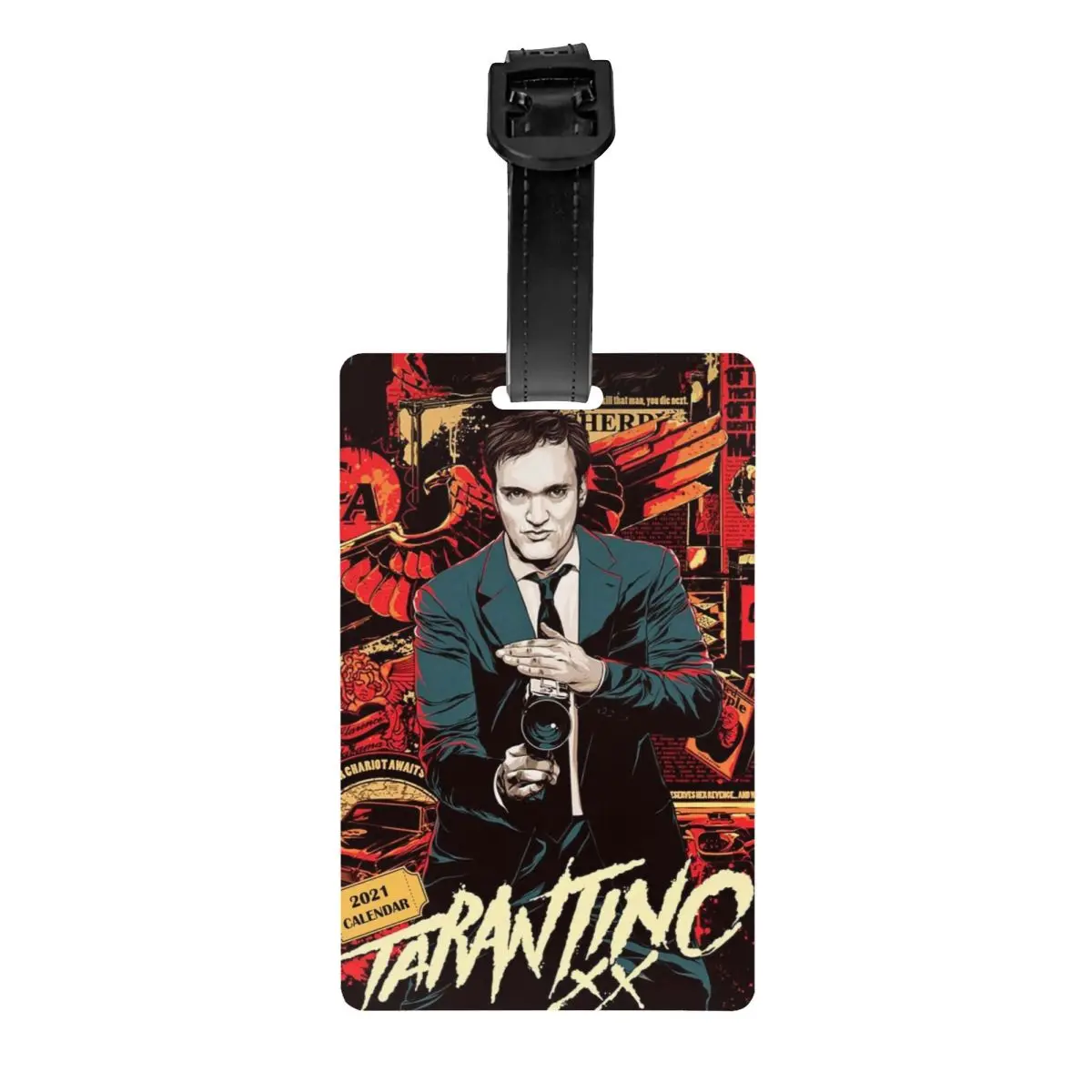 

Custom Quentin Tarantino Film Luggage Tag Privacy Protection Baggage Tags Travel Bag Labels Suitcase