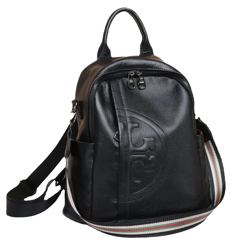 Women's Leather Backpack For Travel School