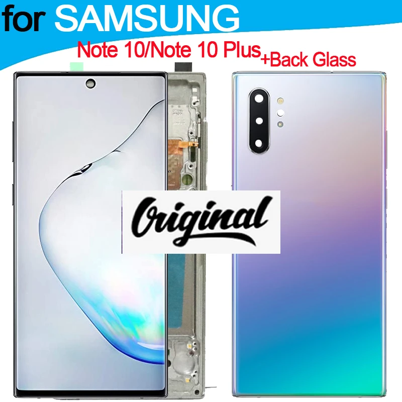 Original Amoled Lcd For Samsung Galaxy Note 10 Plus N975f N9750 Touch