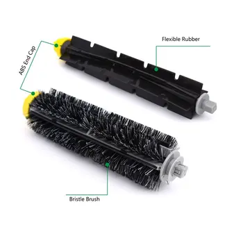 Spazzola Principale di Ricambio per Aspirapolvere iRobot Roomba Serie 600 (605, 610, 614, 615, 616, 620, 625, 630, 631) - Spazzola a Rullo con Setole