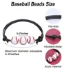 1PC Football Basketball Tennis Rugby Hand Bracelet for Children Men Women Girl Boy Adjustable Baseball Soccer Volleyball Beads 3