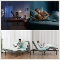 JHK Electric Queen Size Bed Ergonomic Adjustable Bed Frame with Wireless Remote Zero Gravity Bed with 2 USB Ports For Bed Room 5