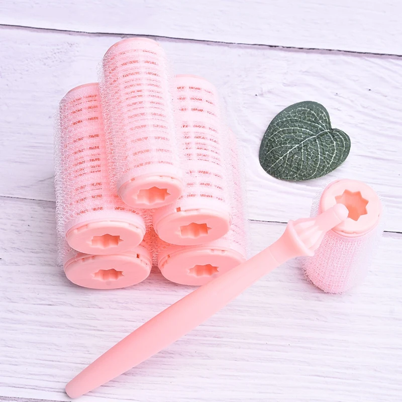 3+1 Strong Hold Control Curling Tool Set PP Nylon Rollers Hair Curler Hairdressing Curly Hairstyle Styling Tool DIY Health