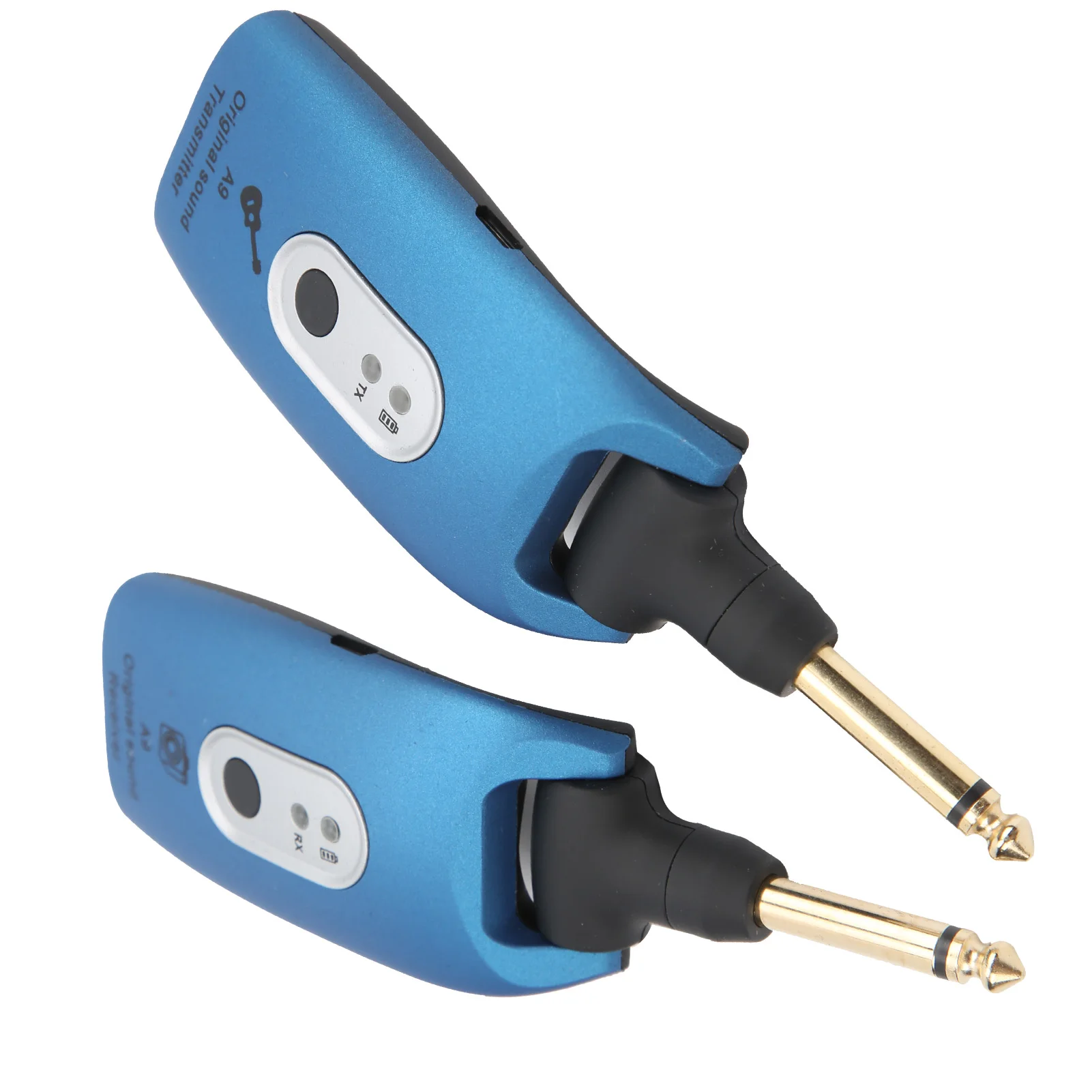 기타 송신기 무선 시스템 A9 2.4GHz USB 케이블 악기 액세서리 블루 20Hz-20kHz 12.5ms 지연
