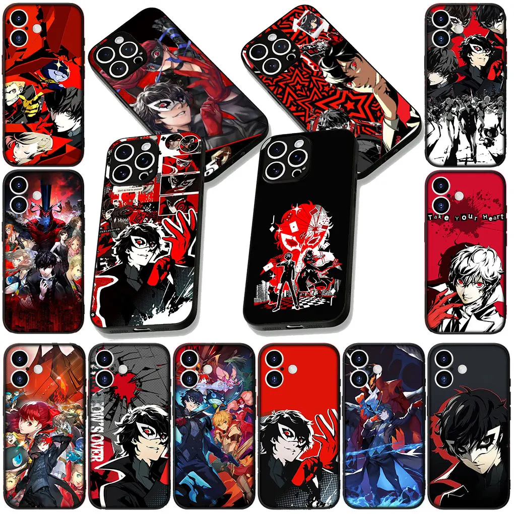 Durable Soft Phone Cover with Game Personas Poster Design