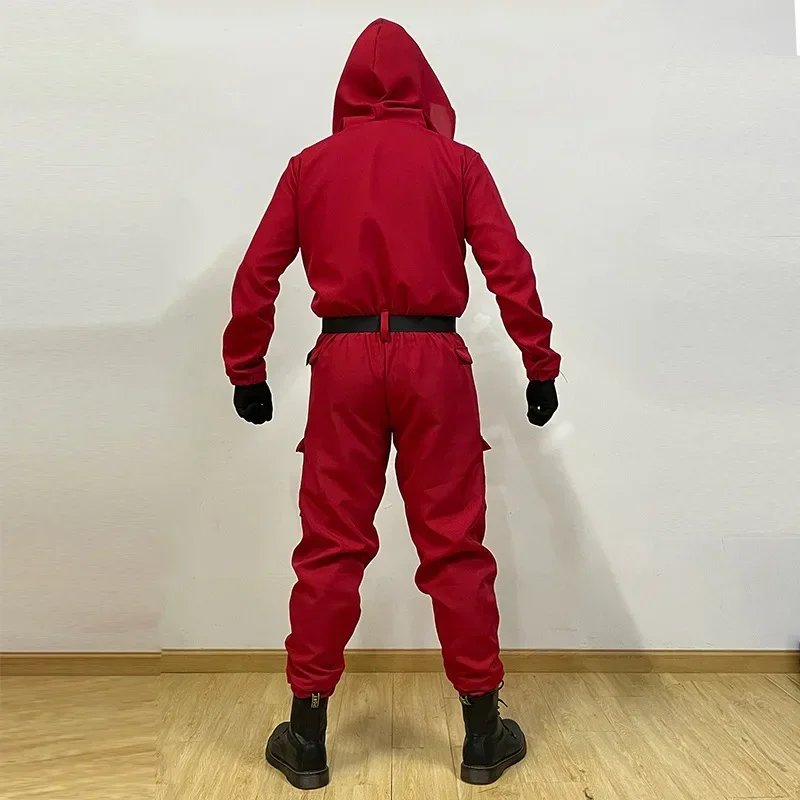 Squid Game Red Guard Uniform Cosplay Costume