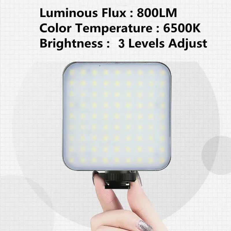 Portable LED Video Light for Camera Photography