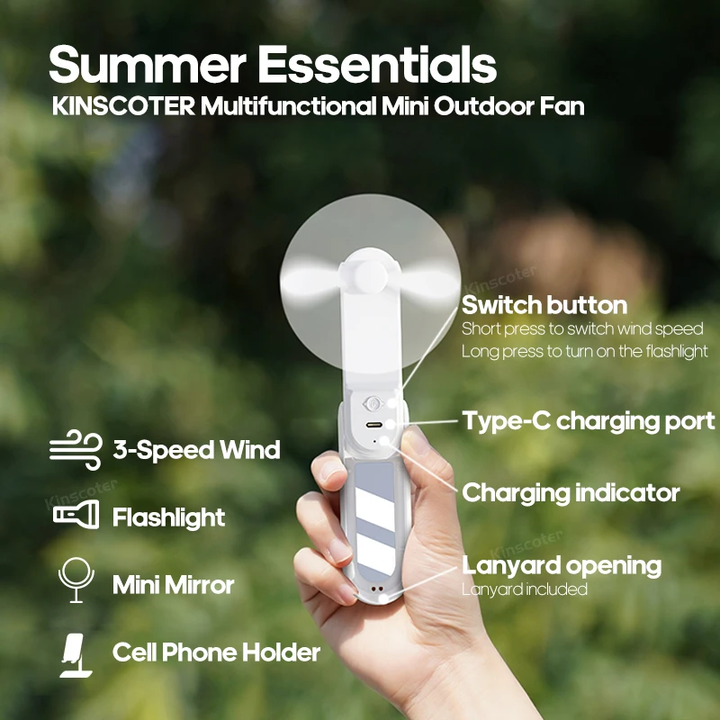 ޴  ̴ ڵ  USB 1200mAh  ڵ      Portable Fan Mini Handheld Fan USB 1200mAh Recharge Hand Held Sma