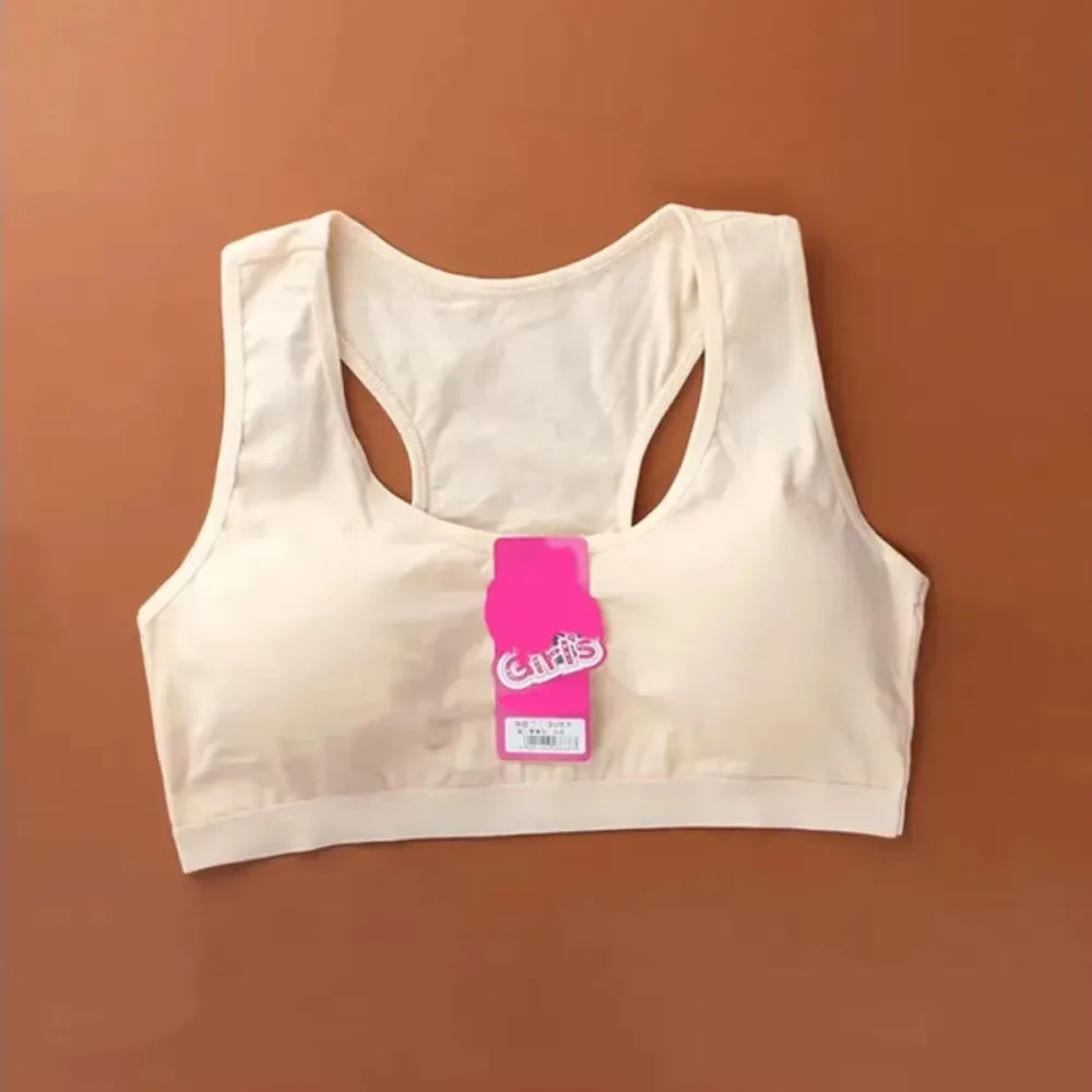 1pc Girls Tanks Teenagers Cotton Bras Clothing Training Bra Underwear Children Underclothes Young Girl Sport Puberty Teen Clothe