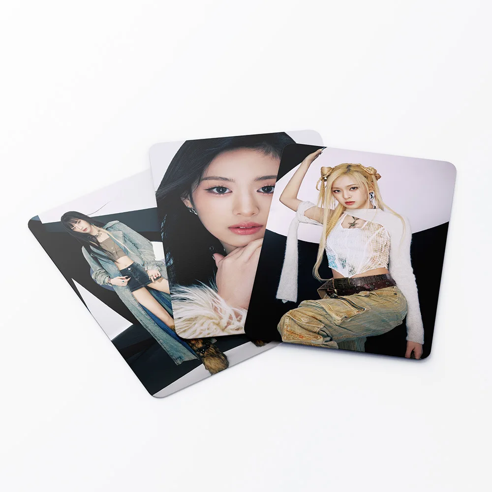 Korean New Album Lomo Cards Girls Photo Print HD Photocards Small Card for Collection Fans Gift 55Pcs/Set