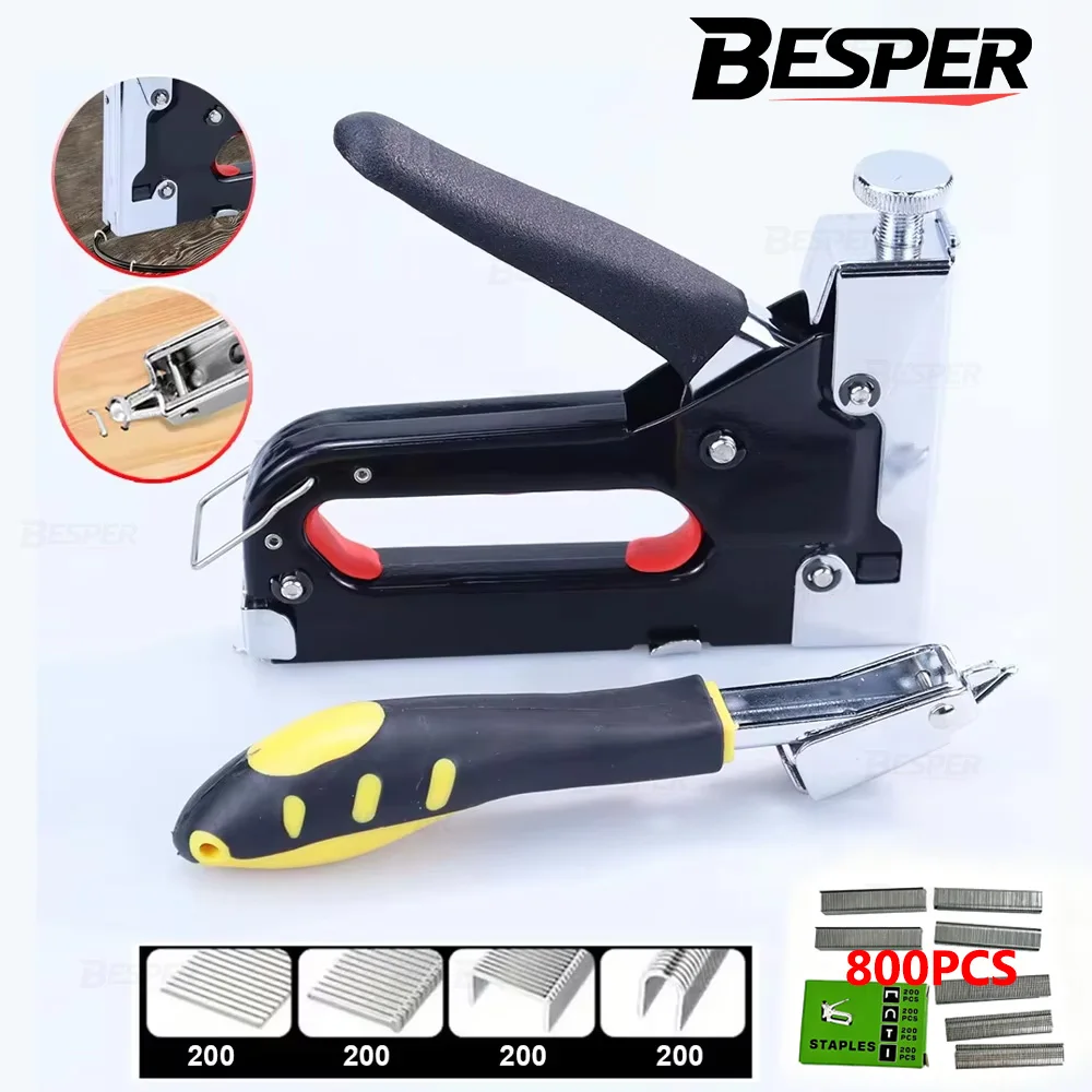 Light Duty DIY Nailing and Stapling Gun for Home Woodworking and Carpentry