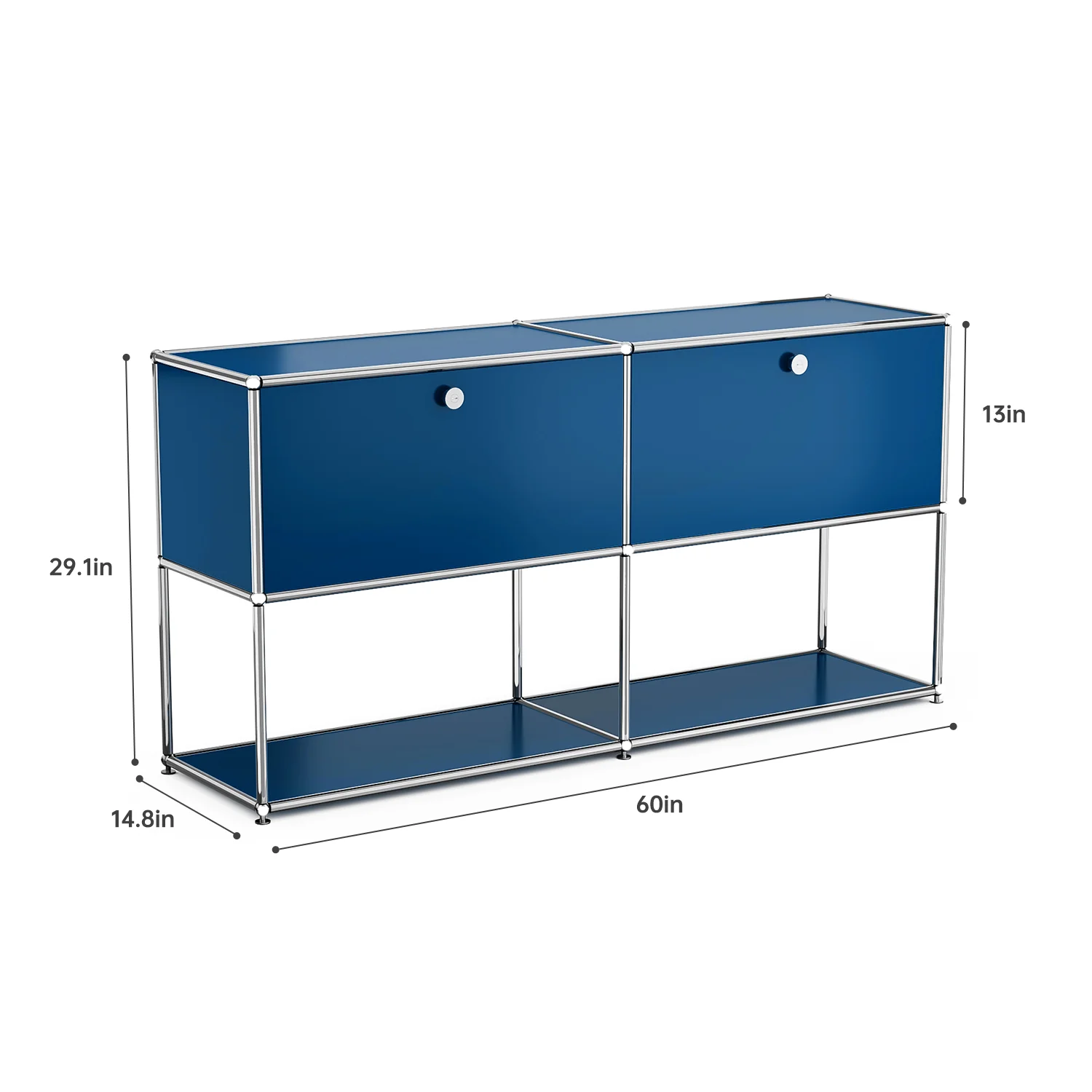 Blue 2 Layer 2 Door