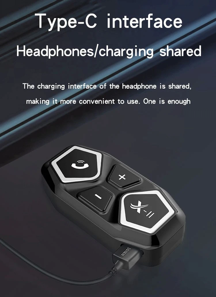 Motorcycle Helmet Bluetooth Headset With Type-c And Ipx6 Rating_voghion.com