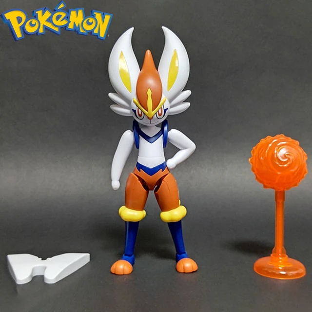 Bandai Original Pokemon Riolu Lucario Cinderace Anime Action Figure  Assembly Model Toys for Kids Collectible Model Ornaments - AliExpress