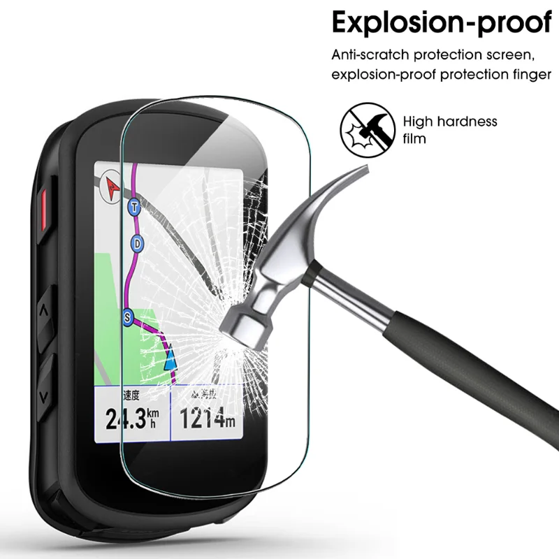 Tempered Glass for Garmin Edge 530 830 540 840 520 Plus 1000 1030 1040 130  Screen Protector Bicycle GPS Stopwatch Glass Film