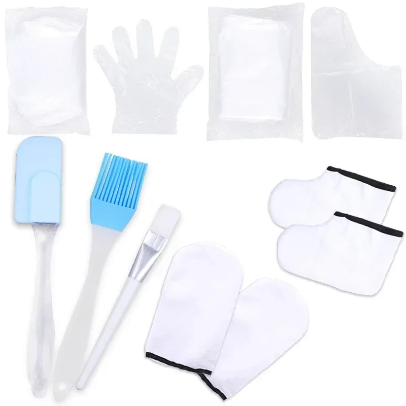 Paraffin Wax Hand and Foot Care Accessories Set Exfoliating SPA Moisturizing Hand Paraffin Wax Gloves Booties Thick Treatment paraffin wax care set