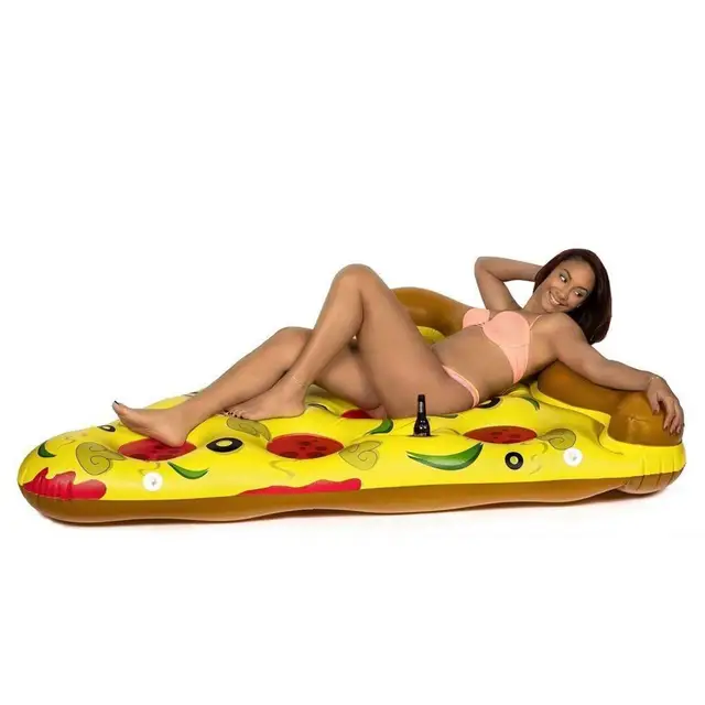 Simple Pizza Pool Water Hammock Lounges Pool Float Stable  Multifunction 1