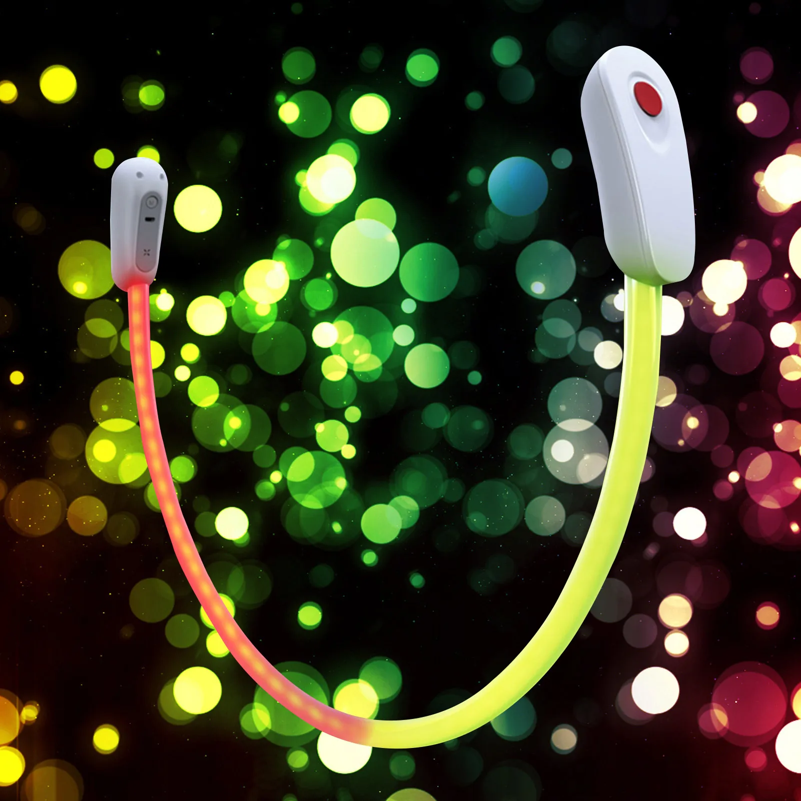 Light LED 1 D Game Console Pingpong Wrestle Release Cyclone Hurdle 200 RGB Light Beads Toggle Color Silicone Keypad Double