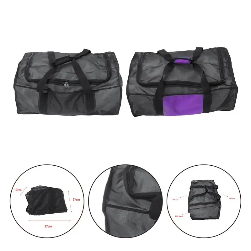 다이빙 메쉬 가방 다이빙 백 플라잉 재킷 BCD 다이빙 수영용 경량 PVC 메쉬 가방 일상 여행용 68X44x28cm