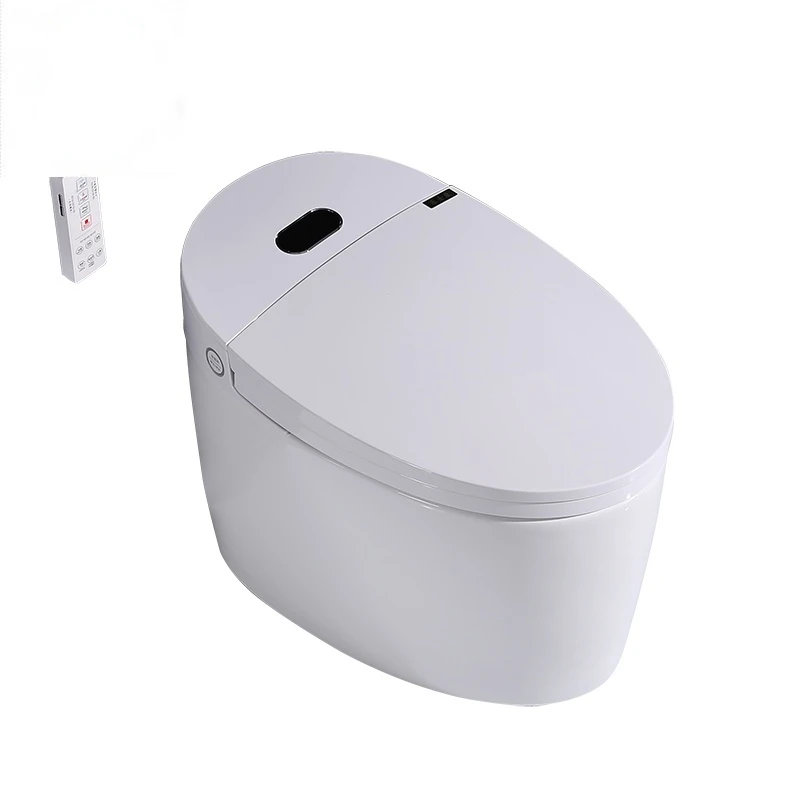 

All-in-one sensor home toilet fully automatic smart toilet ceramic oval seat toilet 1013 Biological Toilet Closestool