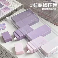 6 Pcs Gradient Purple Correction Tape Kawaii Large Capacity Correction Tape Student Prize Stationery School Supplies 1