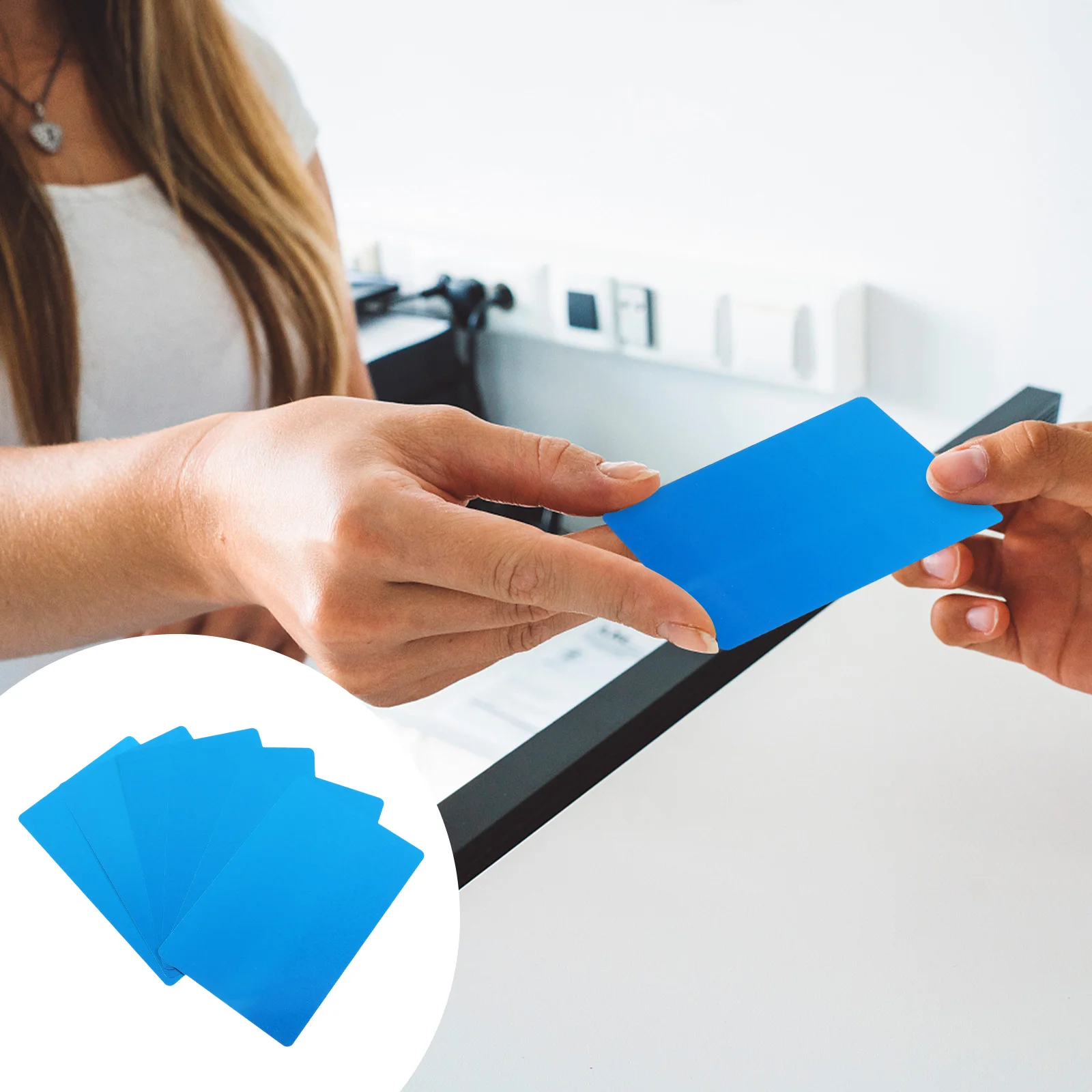 

Marking Machine Business Aluminum Sheet Business Printing Cards