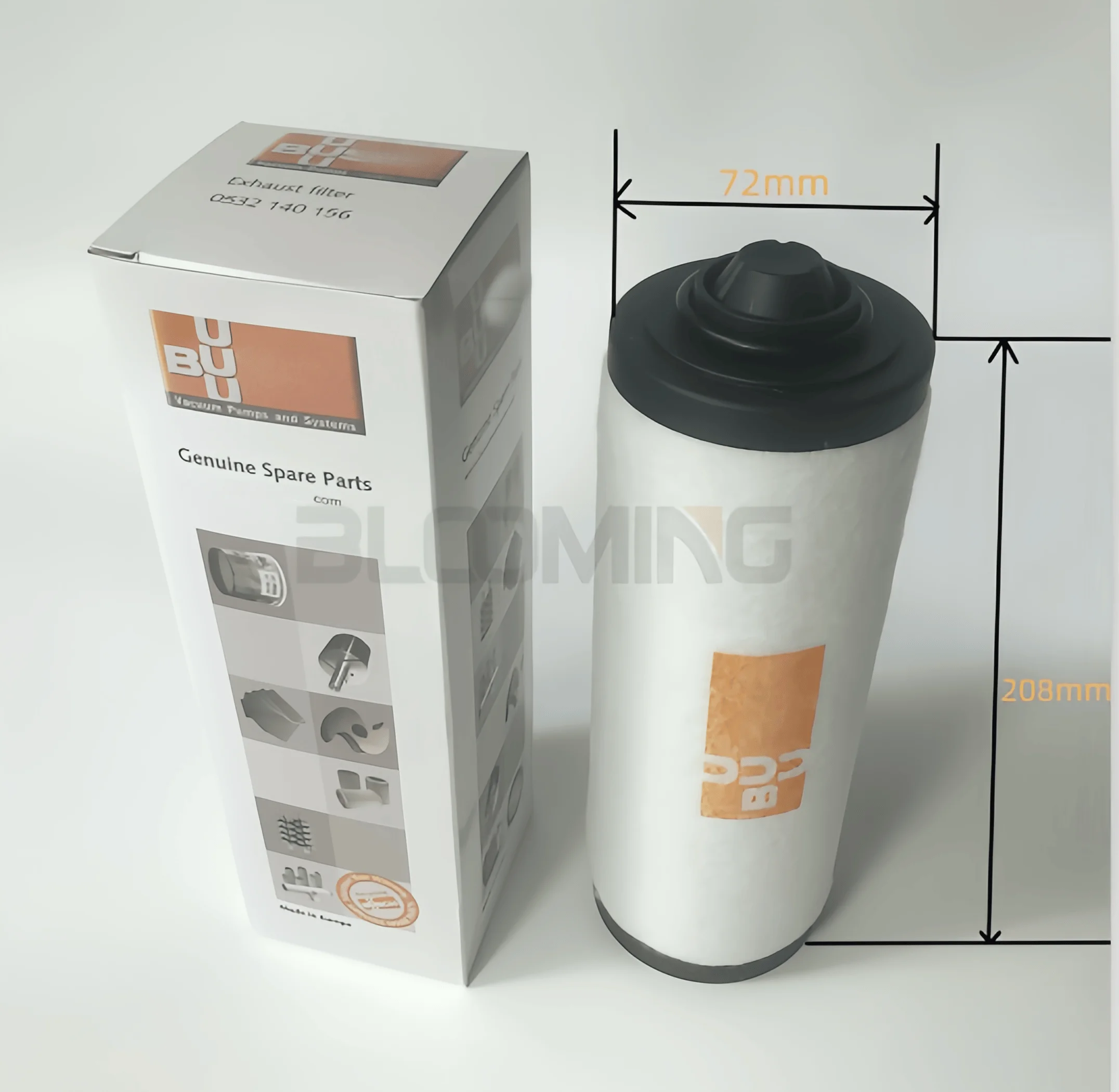0532140156 V532140157 Genuine Spare Parts Oil Exhaust Filter Liquid Ring Vacuum Pump Accessories