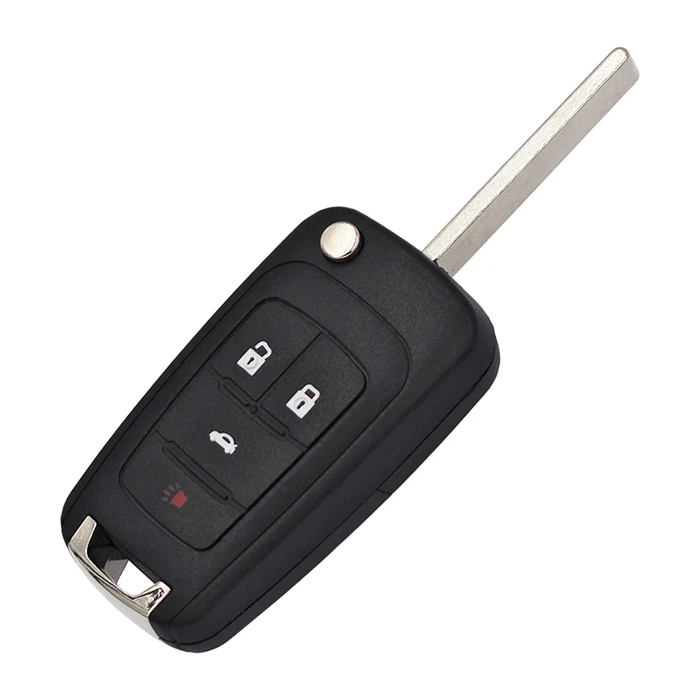 Car Remote Key Ecusells Keyless-go Remote Smart Car Key 315/433MHz ID46 Chip HU100 Blade for Chevrolet Cruze Sonic Malibu Impala Equinox Camaro