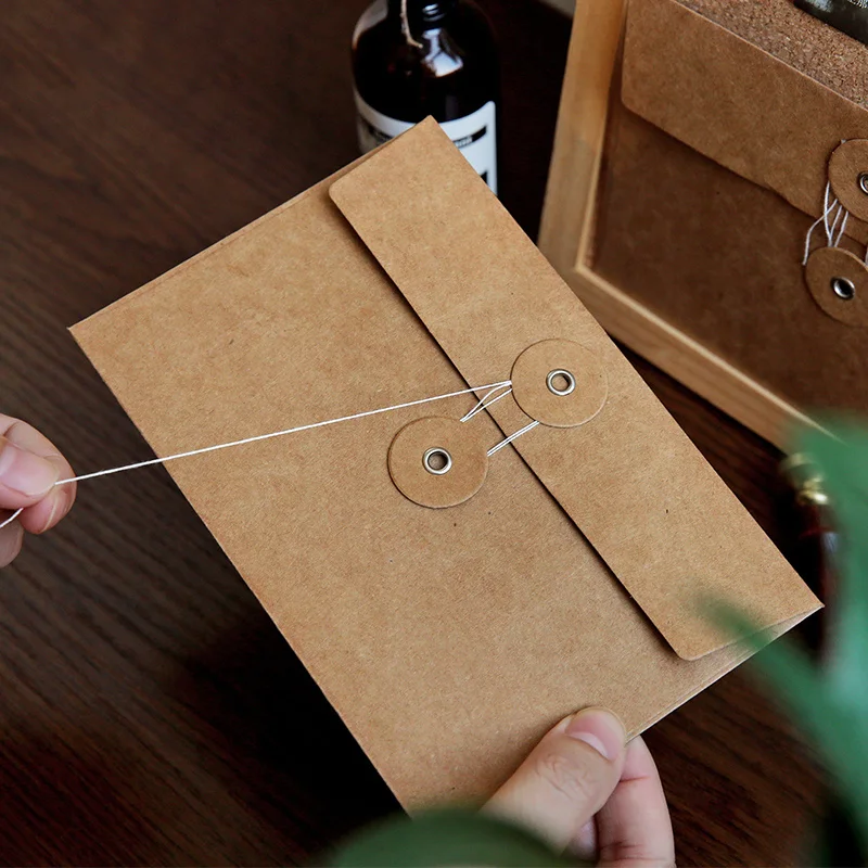 Vintage Brown Kraft Paper Envelopes 11.5x17cm 20pcs